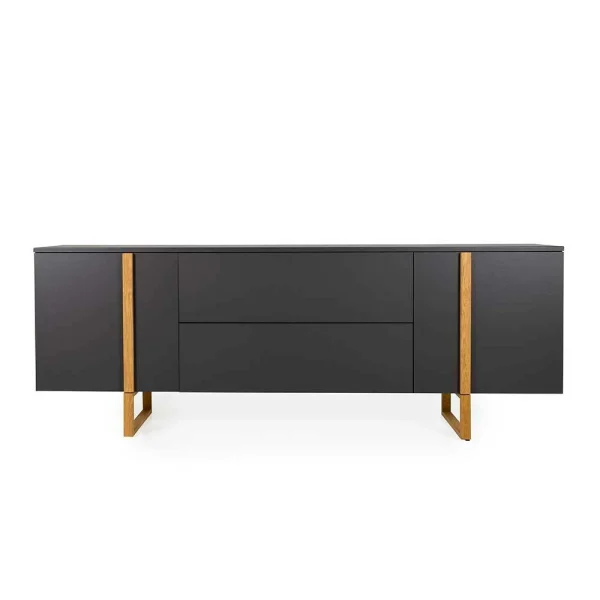 216x78x43 Sideboard In Anthrazit & Eiche – Dravus 4