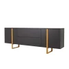 216x78x43 Sideboard In Anthrazit & Eiche – Dravus 20