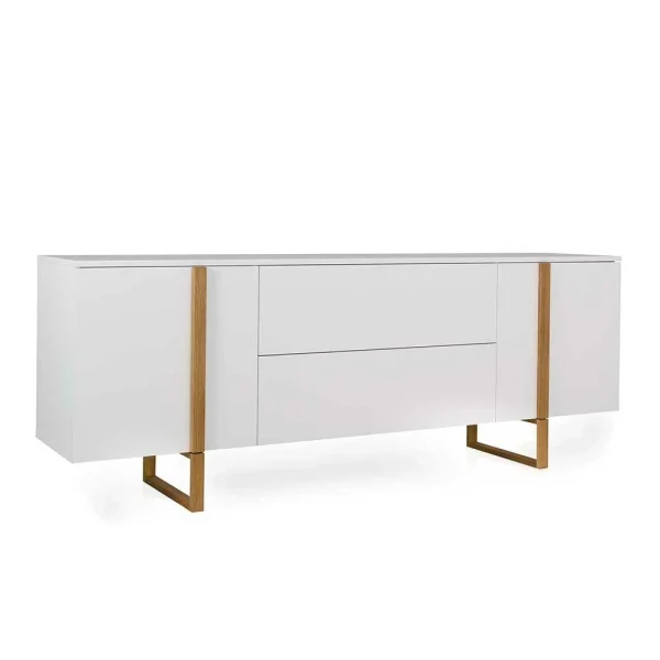 216x78x43 Skandi Sideboard Mit Bügelgestell Aus Holz – Toinun 3
