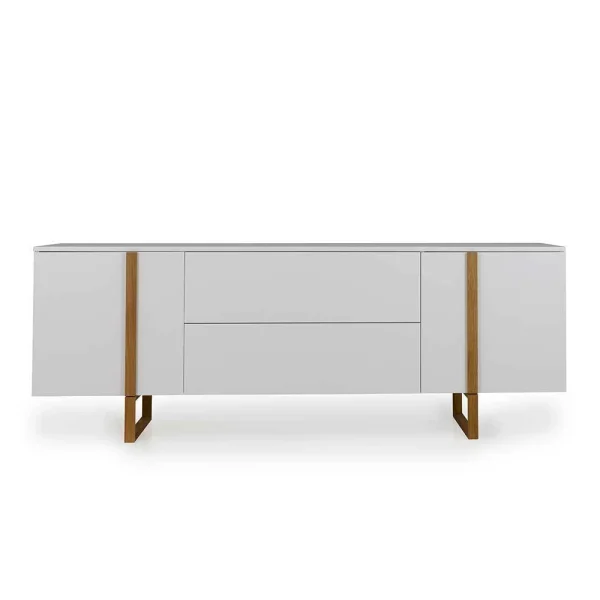 216x78x43 Skandi Sideboard Mit Bügelgestell Aus Holz – Toinun 4