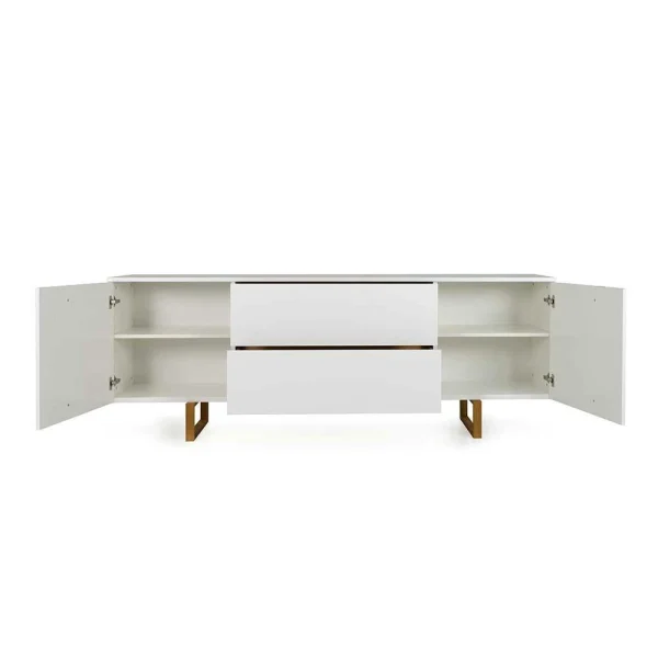 216x78x43 Skandi Sideboard Mit Bügelgestell Aus Holz – Toinun 5