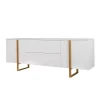 216x78x43 Skandi Sideboard Mit Bügelgestell Aus Holz – Toinun 22