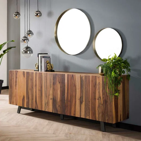 220x75x40 Sideboard Aus Nussbaum Massivholz – Pepepa 3