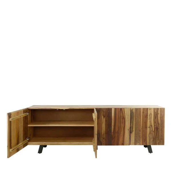 220x75x40 Sideboard Aus Nussbaum Massivholz – Pepepa 5