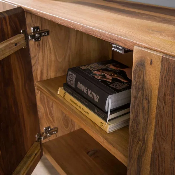 220x75x40 Sideboard Aus Nussbaum Massivholz – Pepepa 6