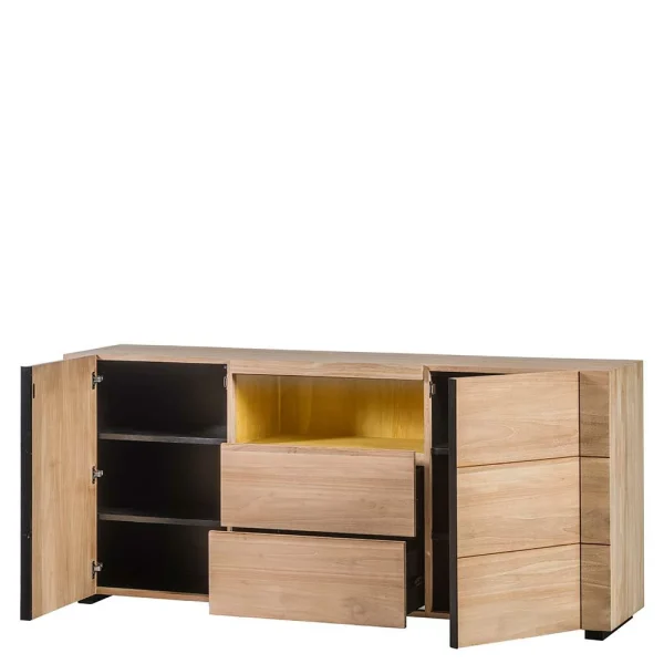 223x90x48 Großes Sideboard Aus Teak – Nekella 5