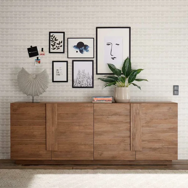 241x90x44 Sideboard In Natur Holzoptik – Basento II 3