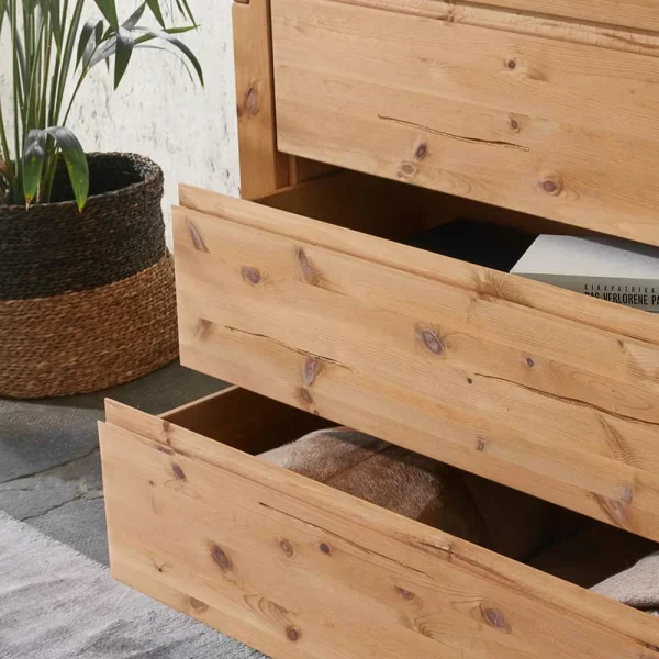 3 Schubladen Kommode Aus Kiefer In Honig – Mimdos 5