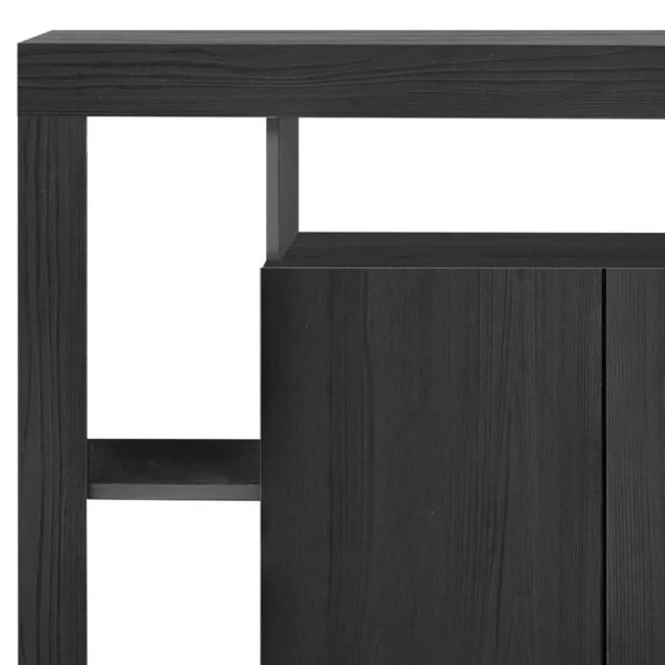 3-türiger Schrank Mit 6 Offenen Fächern – Bihar 6
