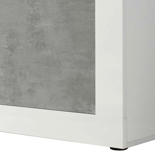 3-türiges Design-Sideboard In Beton Dekor – Narandu 5