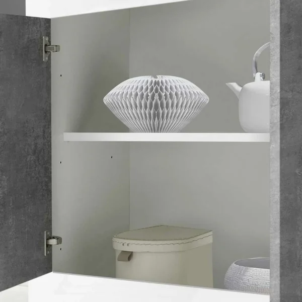 3-türiges Design-Sideboard In Beton Dekor – Narandu 7