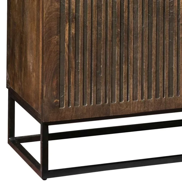 3-türiges Holz Sideboard Mit Bügelgestell – Lyrica 6