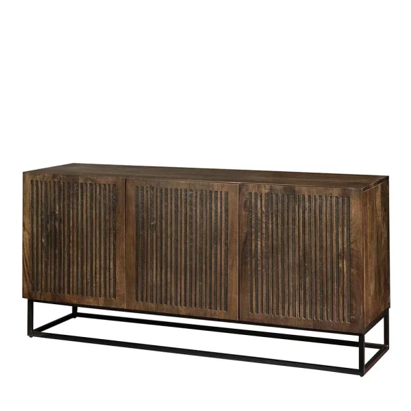 3-türiges Holz Sideboard Mit Bügelgestell – Lyrica 1