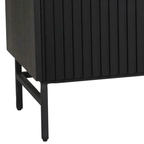 3-türiges Sideboard In Schwarz – Hemorian 5