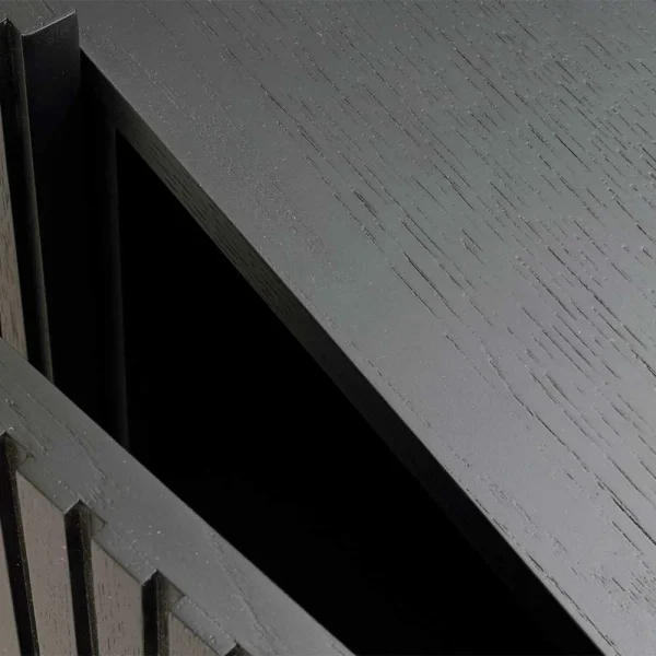 3-türiges Sideboard In Schwarz – Hemorian 6
