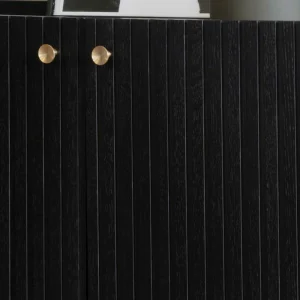 3-türiges Sideboard In Schwarz – Hemorian 18