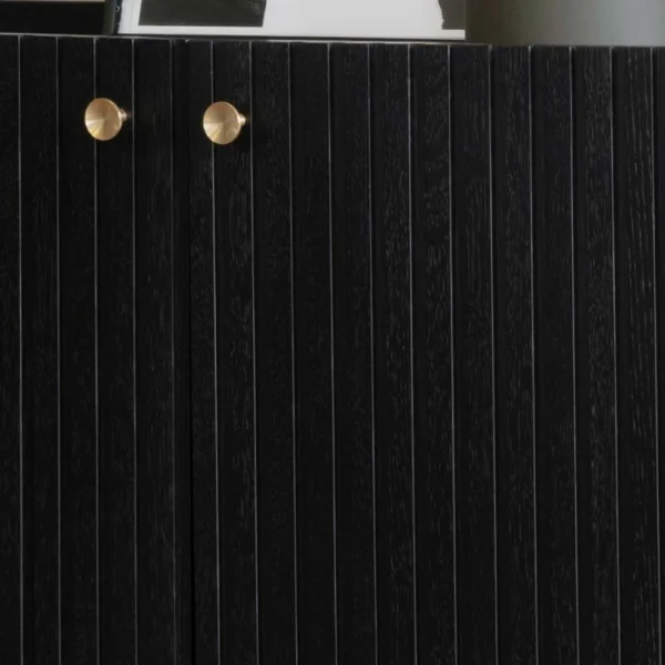 3-türiges Sideboard In Schwarz – Hemorian 7