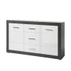 97cm Hohes Hochglanz Sideboard In Weiß – Istensa 22