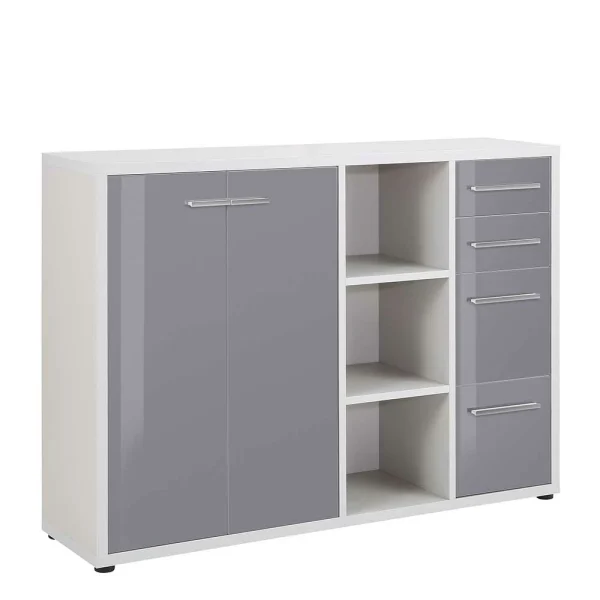 Arbeitszimmer Sideboard Mit 2 Türen & 3 Fächern – Tederana 3