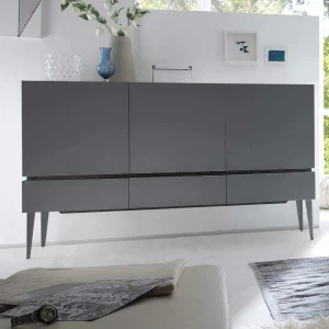 Ausgefallenes Sideboard In Anthrazit – Zialko 6