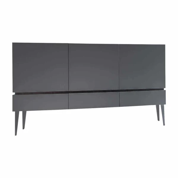 Ausgefallenes Sideboard In Anthrazit – Zialko 1
