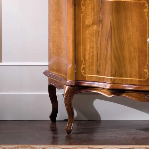 Barock Kombikommode Dentro Mit Furnier Nussbaum 5