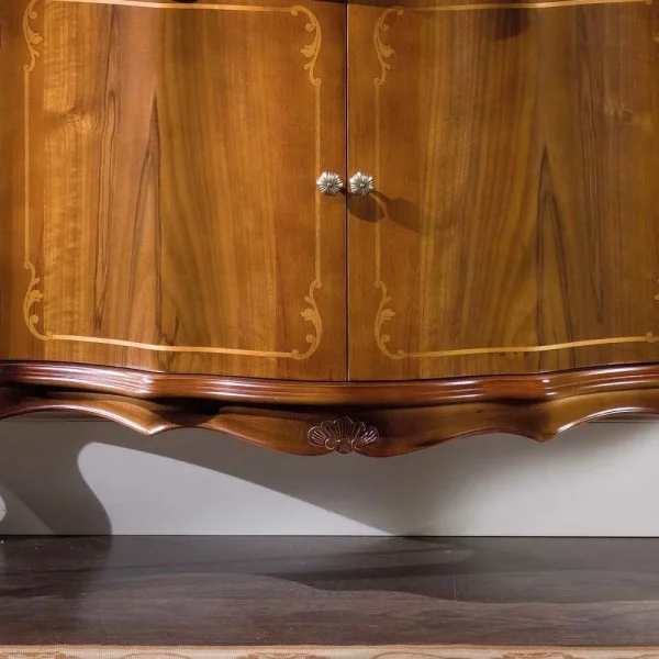 Barock Kombikommode Dentro Mit Furnier Nussbaum 6