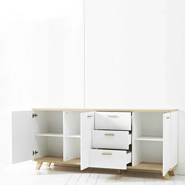 Büro Sideboard Farina In Weiß 3