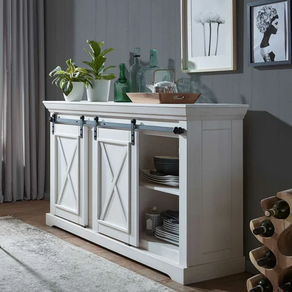 Country Design Sideboard Mit Schiebetüren – Kuito 5