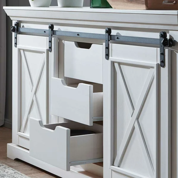 Country Design Sideboard Mit Schiebetüren – Kuito 6