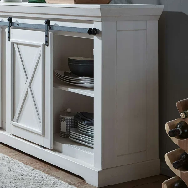 Country Design Sideboard Mit Schiebetüren – Kuito 7