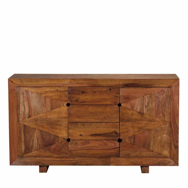 Design Holz Sideboard Hoslo Extravagante Optik 3
