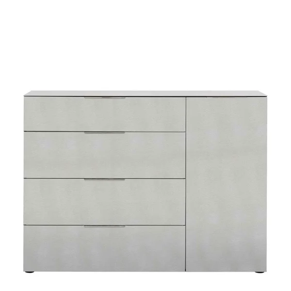 Design Kombi-Kommode In Beigegrau Glas – Settas 4