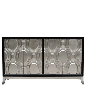 Design Kommode In Silber & Schwarz – Viddalba 12