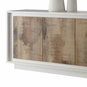 Design Sideboard In Birnbaum Holzoptik & Weiß – Gentur 13