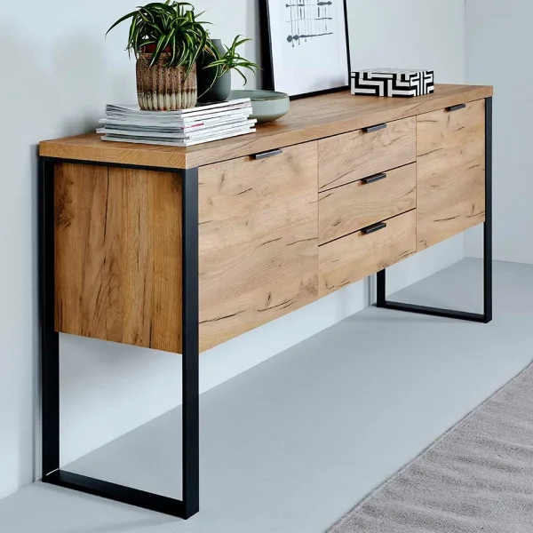 Design Sideboard In Eiche Optik – Ilvensa 3