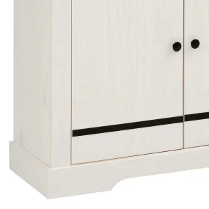 Design Sideboard In Weiß Mit Schwarz – Manduza 18