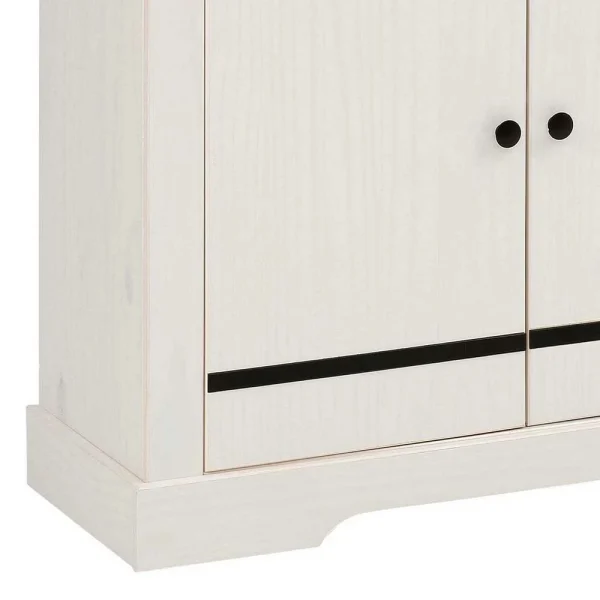 Design Sideboard In Weiß Mit Schwarz – Manduza 7