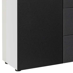 Design Sideboard Mit Glasfront Anthrazit – Eloreen 14