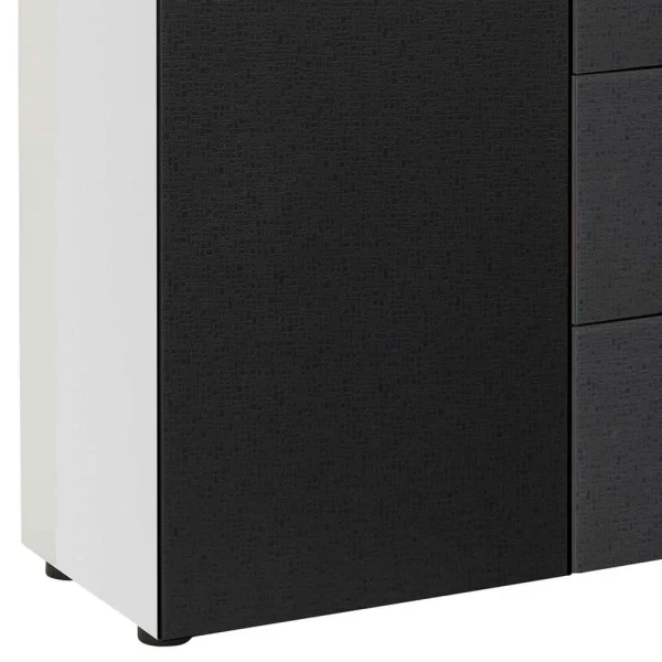 Design Sideboard Mit Glasfront Anthrazit – Eloreen 5