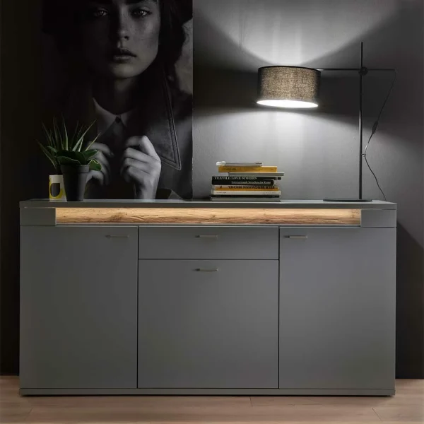 Design Sideboard Mit Licht LED – Adecias 3