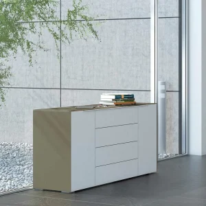 Design Sideboard Flavur In Weiß Beige 9