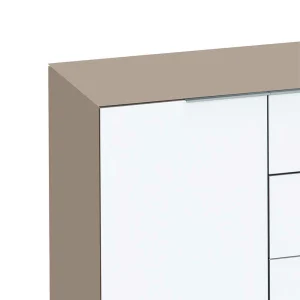 Design Sideboard Flavur In Weiß Beige 11