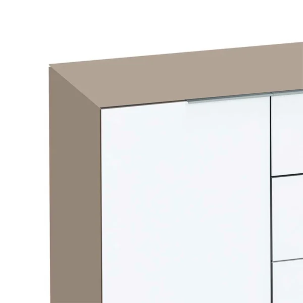 Design Sideboard Flavur In Weiß Beige 4