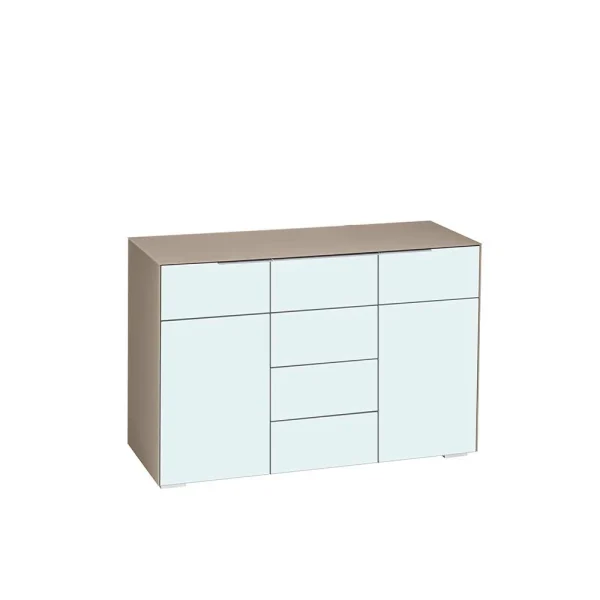 Design Sideboard Granita In Weiß Beige 1