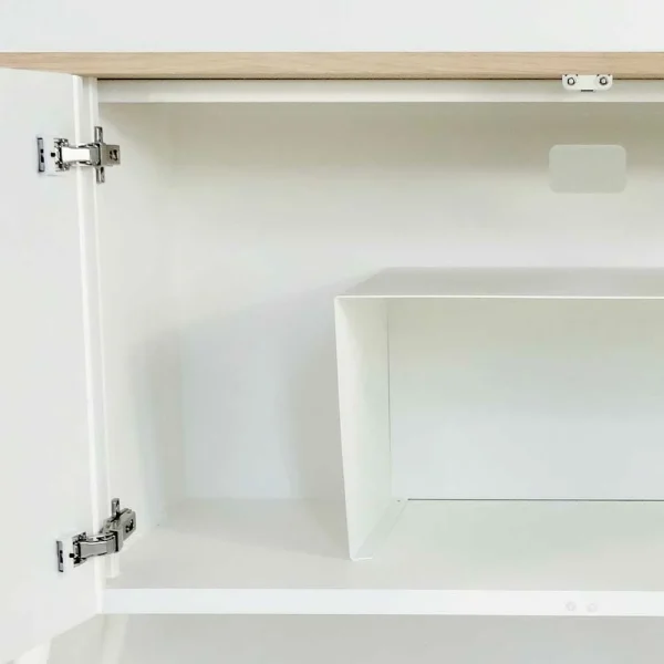 Design Stahl Sideboard In Weiß – Yunike 4