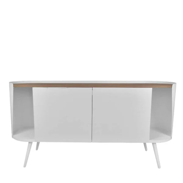 Design Stahl Sideboard In Weiß – Yunike 1
