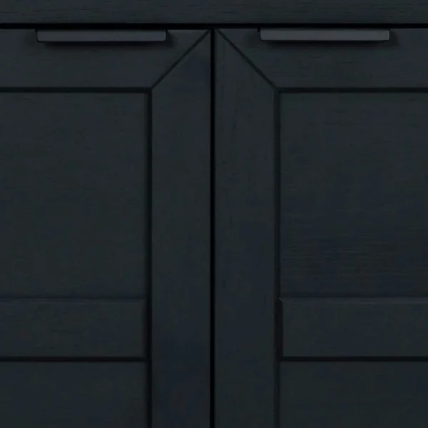 Design Türen Kommode In Eiche Schwarz – Meciva 6