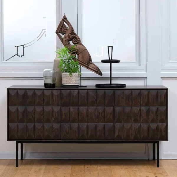 Designer Sideboard In Eiche Dunkel – Jansuva 3