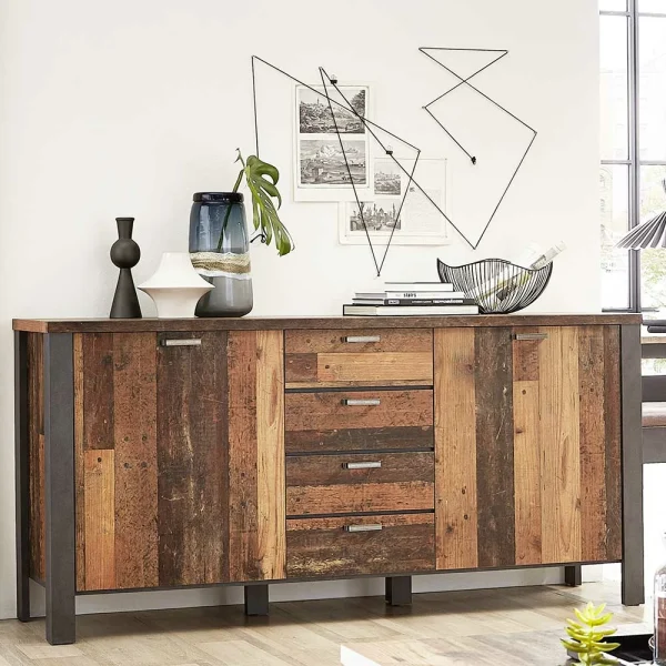 Designer-Sideboard In Holzoptik Used Look – Firodras 3